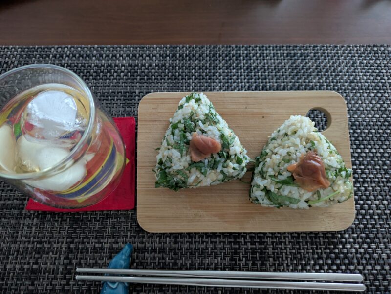 梅しそごはんとうすいアールグレイ