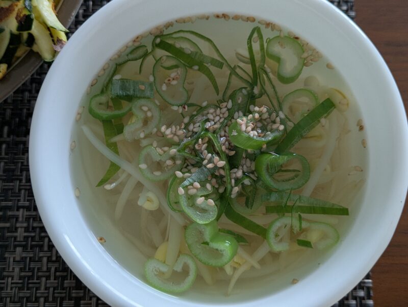豆もやしスープ
