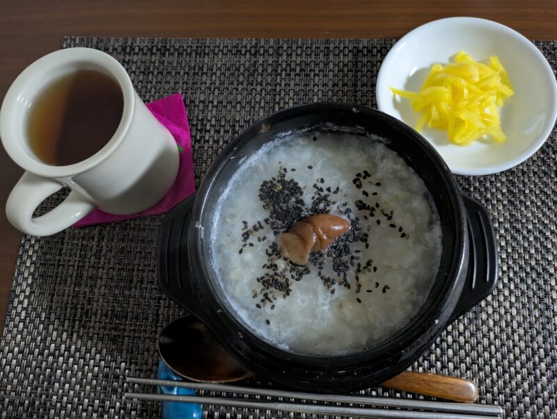 大根粥の夜ごはん